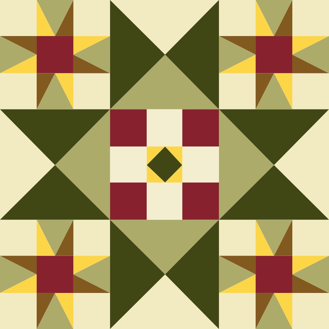 image of quilt block called Pinwheel Magic